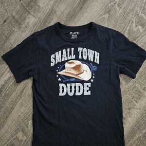 The Children's Place Navy Blue 'Small Town Dude' T-Shirt
